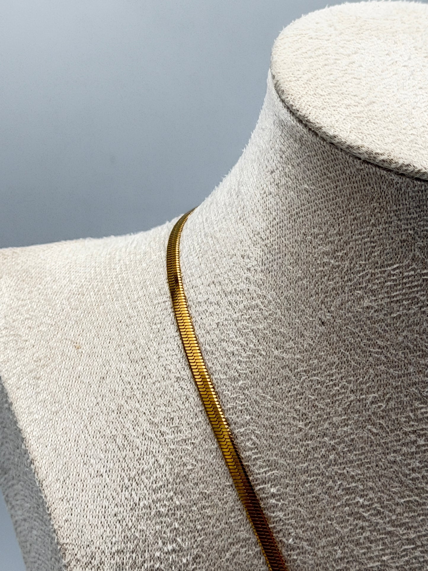 collana necklace acciaio aisi 316l gold plated