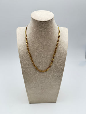 collana necklace acciaio aisi 316l gold plated