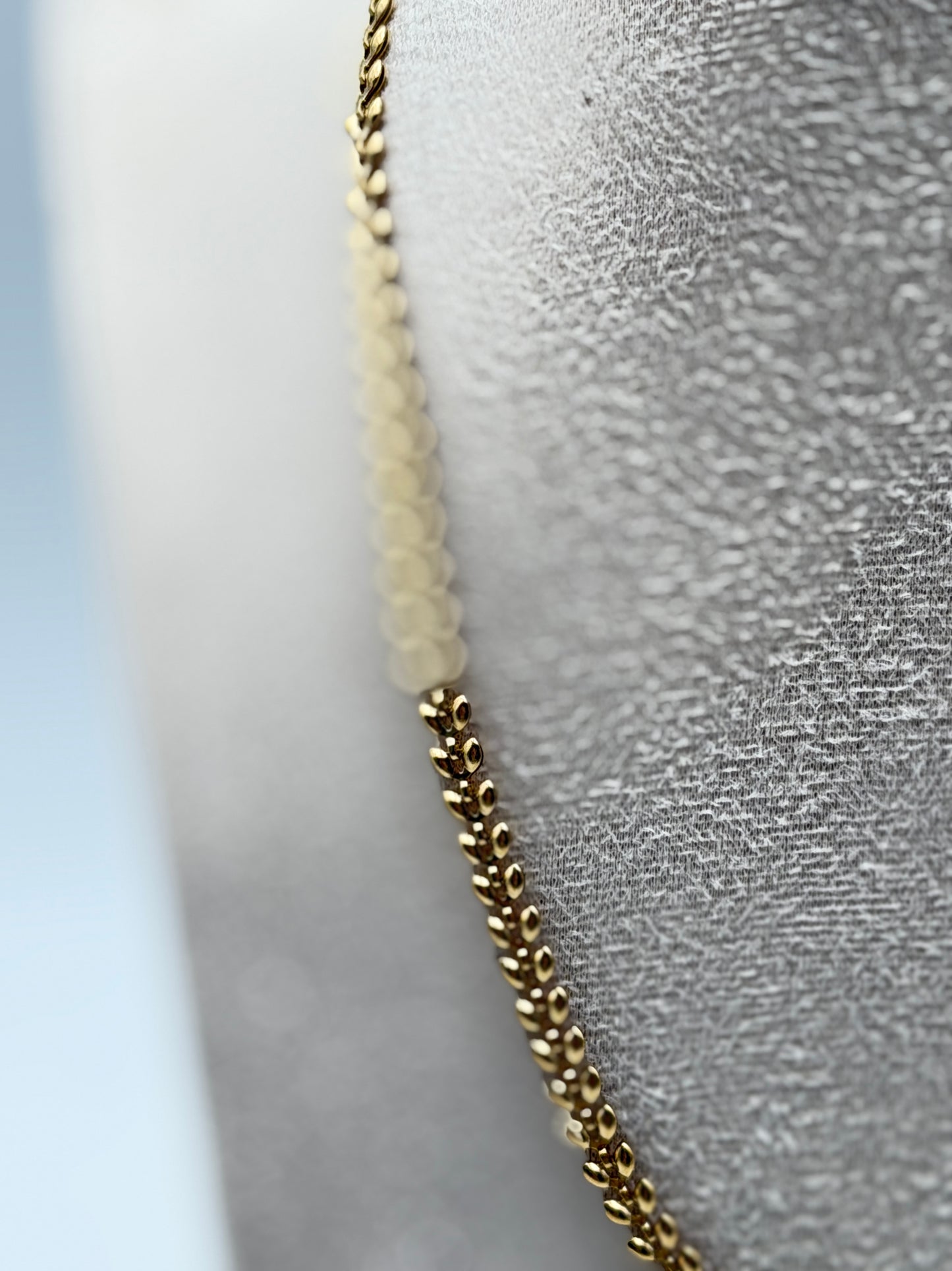 collana necklace acciaio aisi 316l gold plated
