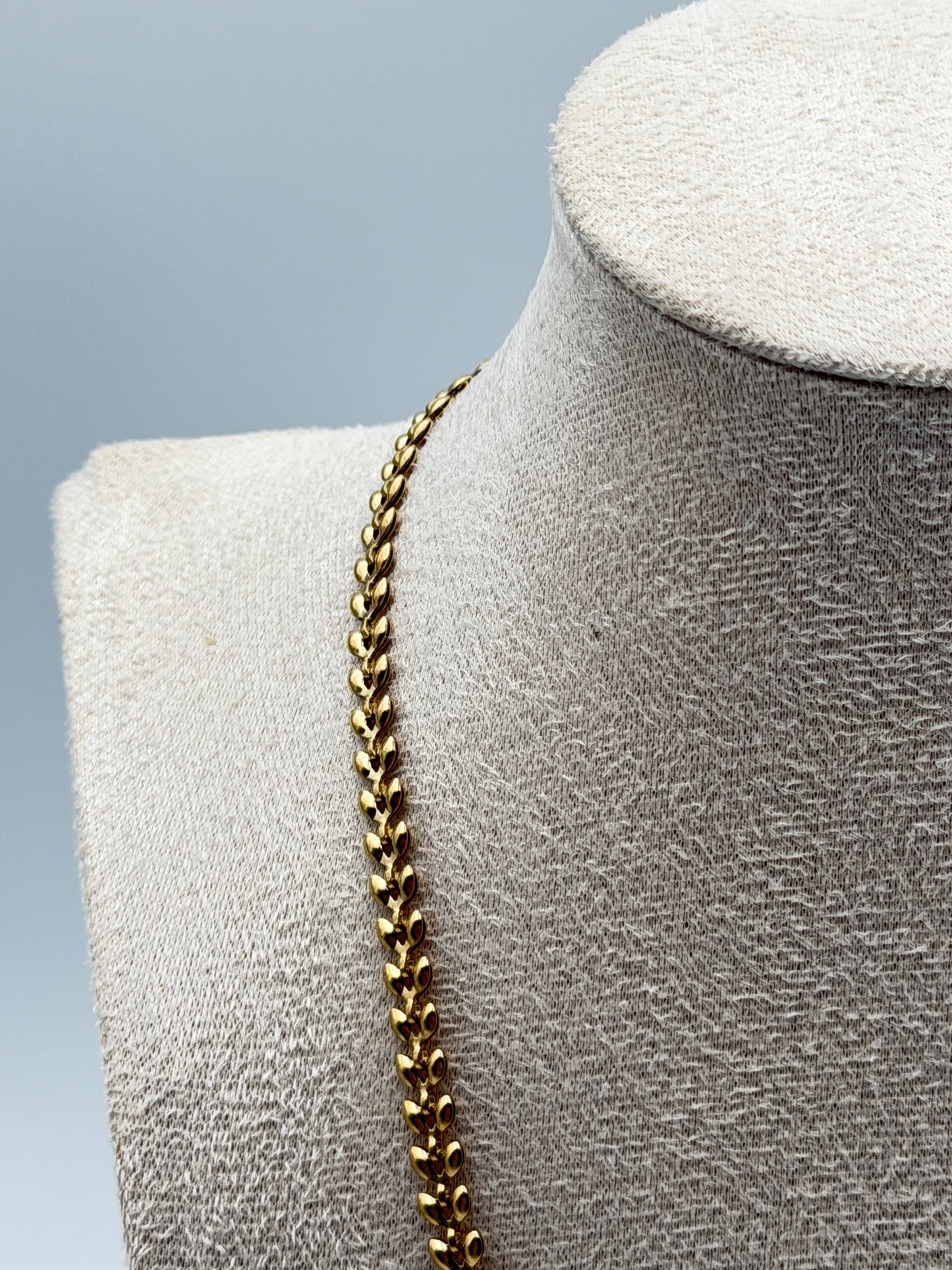 collana necklace acciaio aisi 316l gold plated