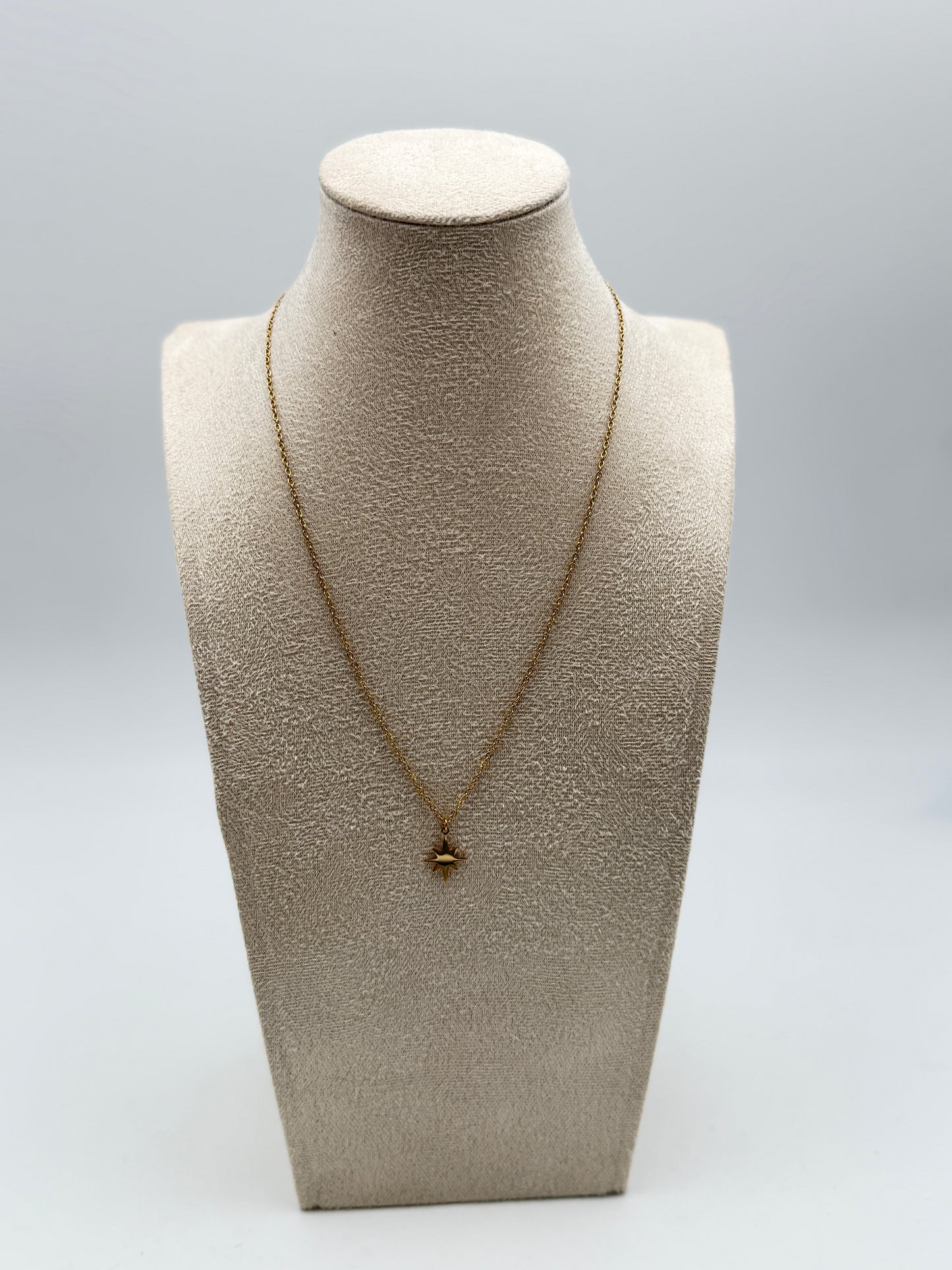 collana necklace acciaio aisi 316l gold plated