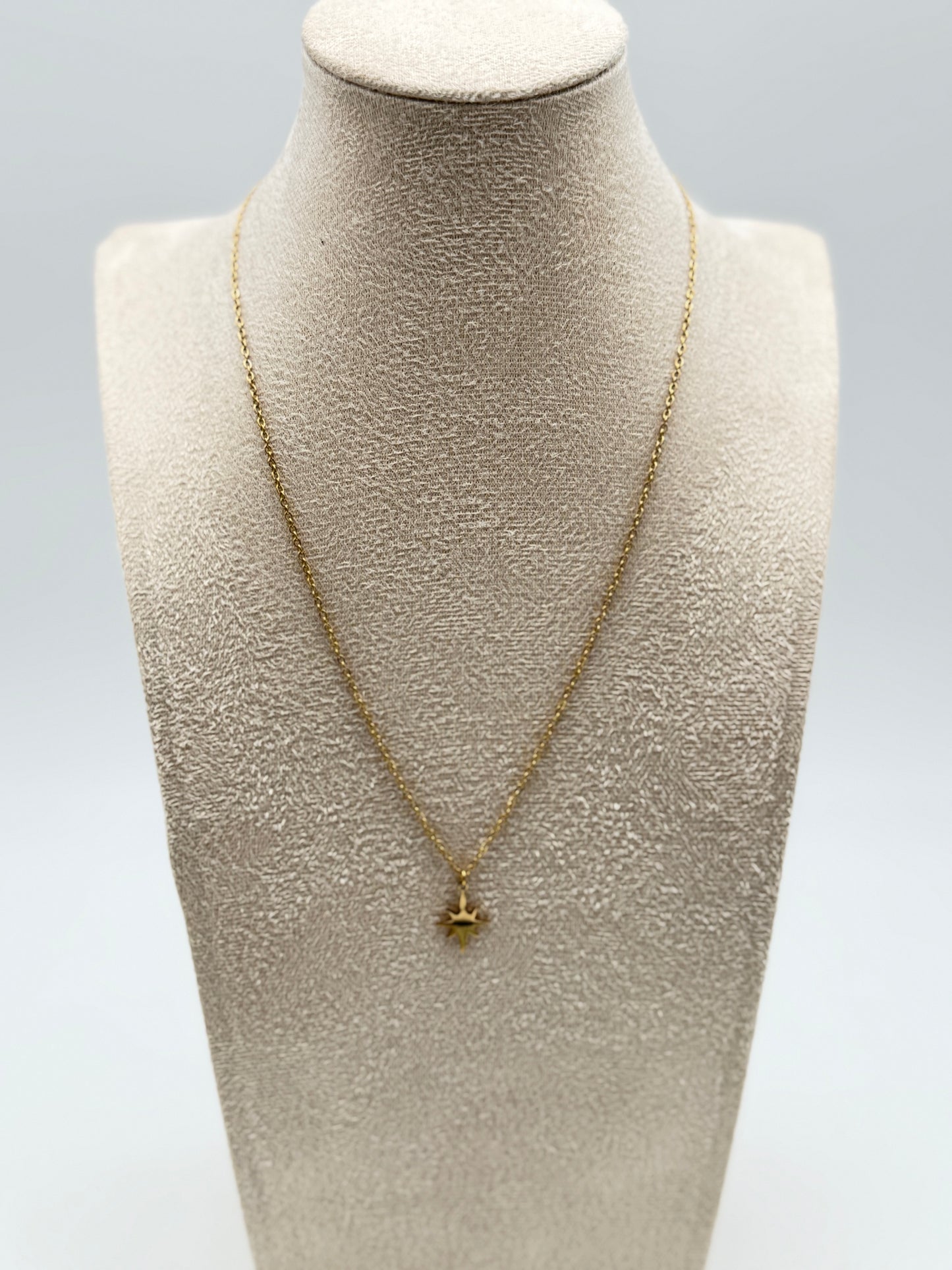 collana necklace acciaio aisi 316l gold plated