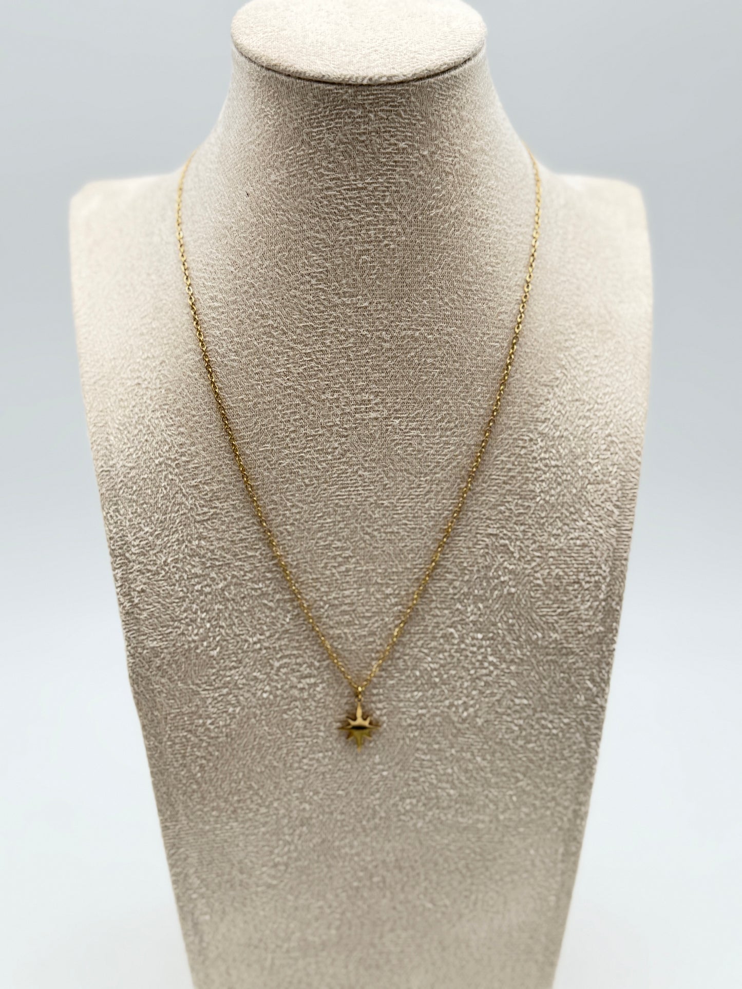 collana necklace acciaio aisi 316l gold plated
