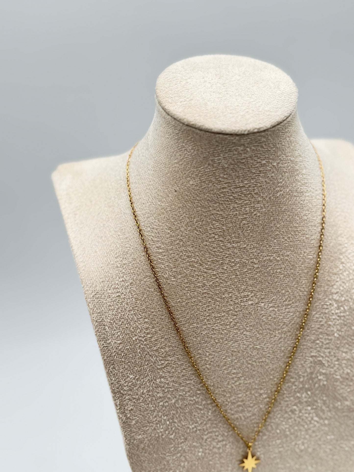 collana necklace acciaio aisi 316l gold plated