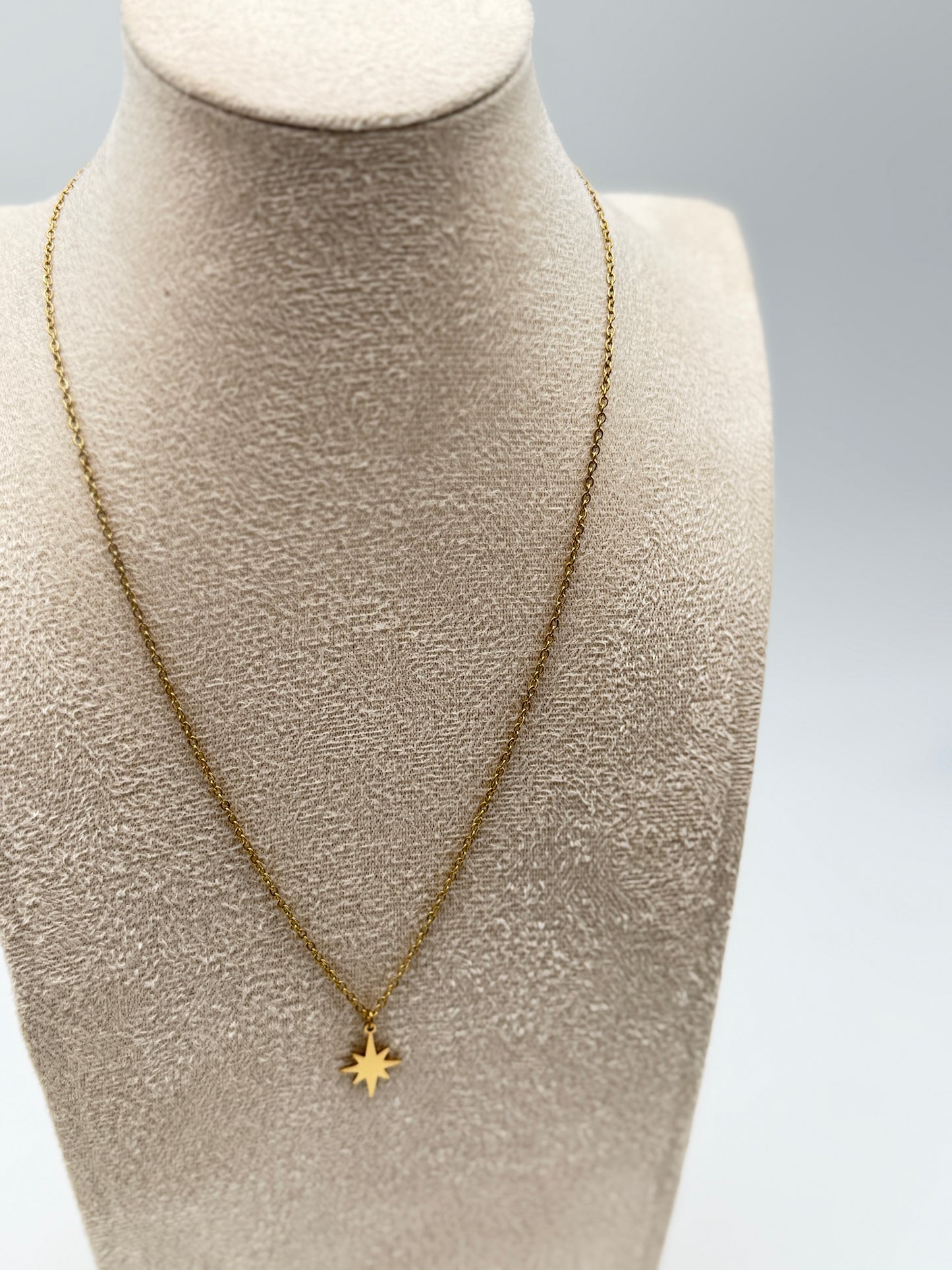 collana necklace acciaio aisi 316l gold plated