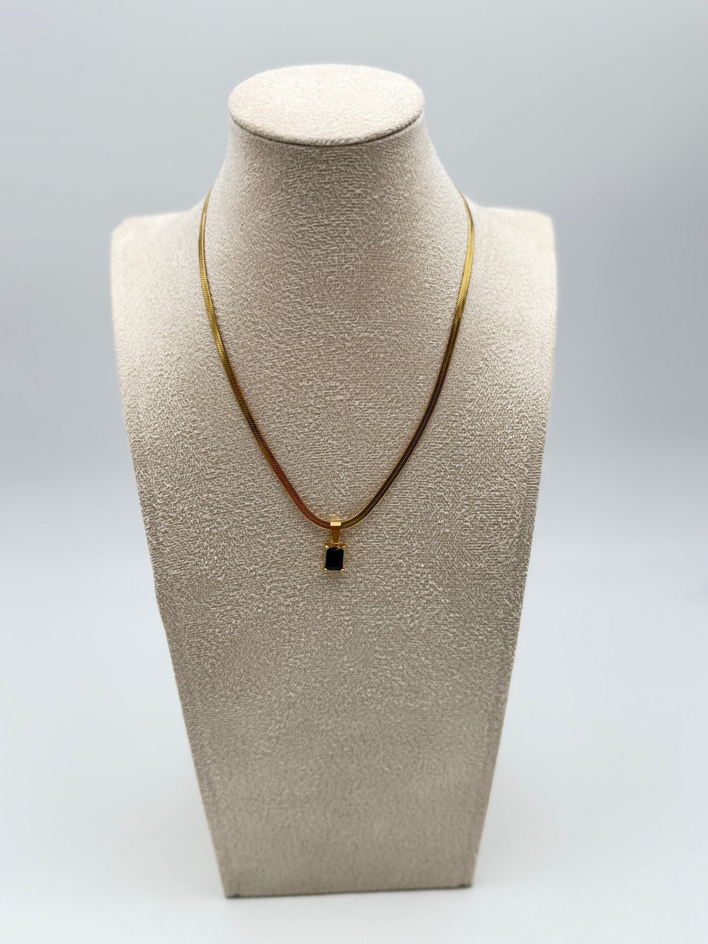 collana necklace acciaio aisi 316l gold plated