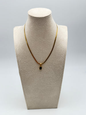 collana necklace acciaio aisi 316l gold plated