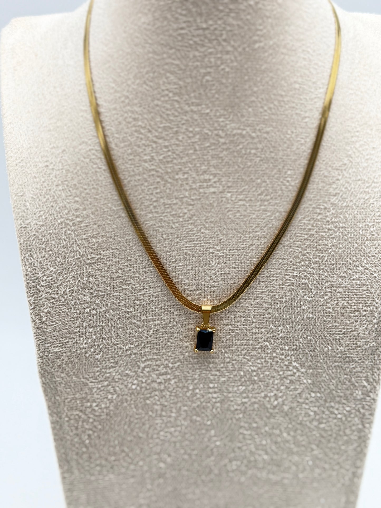 collana necklace acciaio aisi 316l gold plated