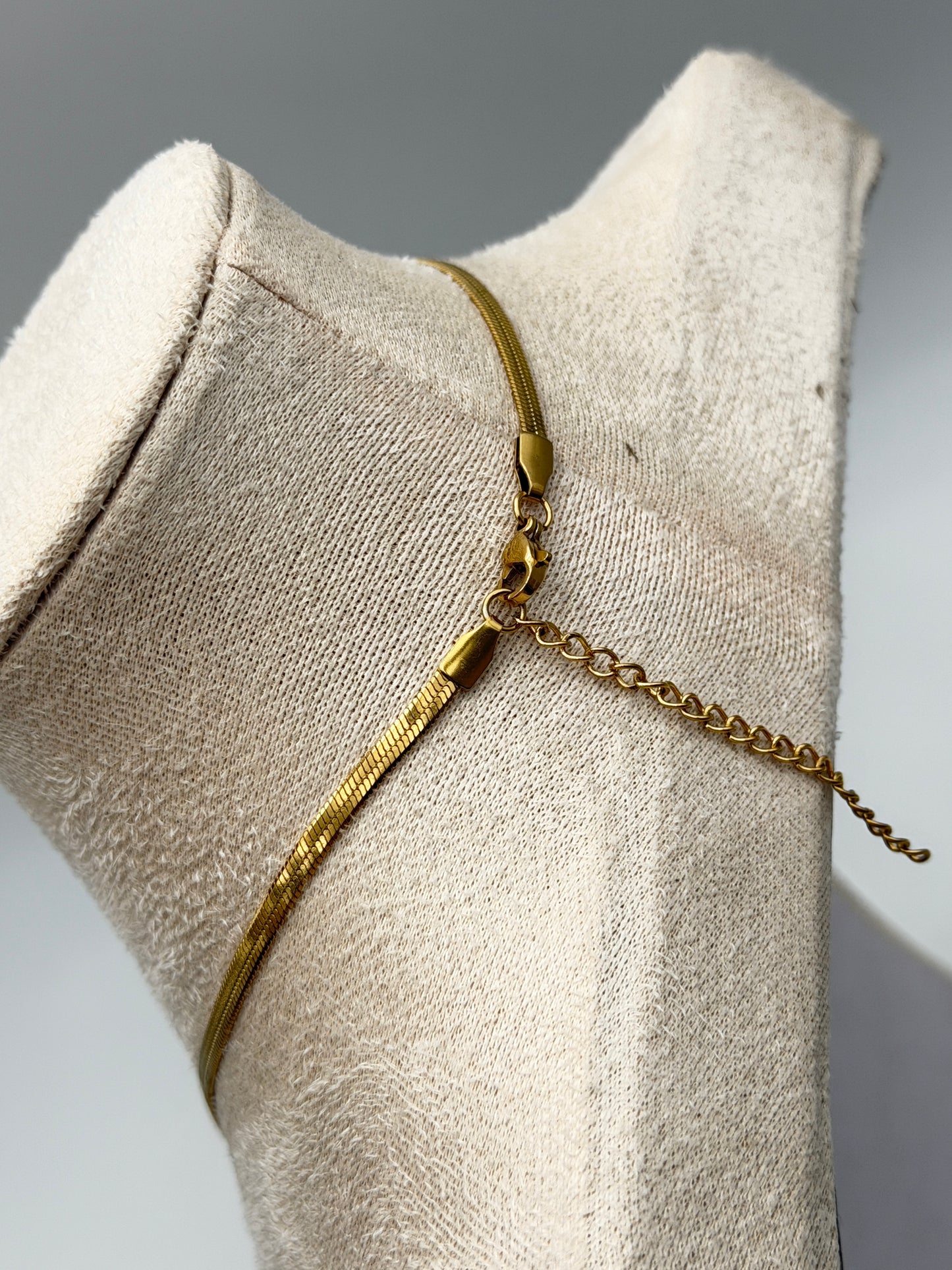 collana necklace acciaio aisi 316l gold plated
