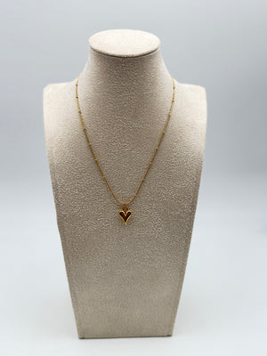 collana necklace acciaio aisi 316l gold plated