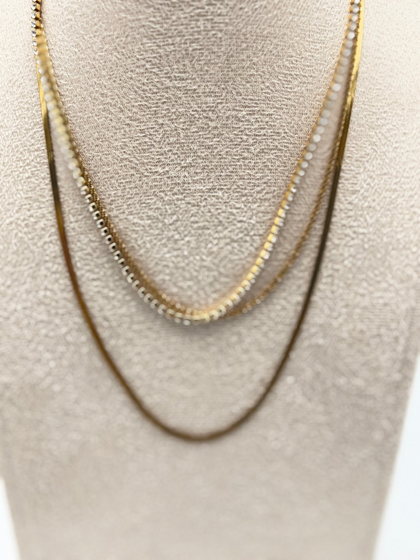 collana necklace acciaio aisi 316l gold plated