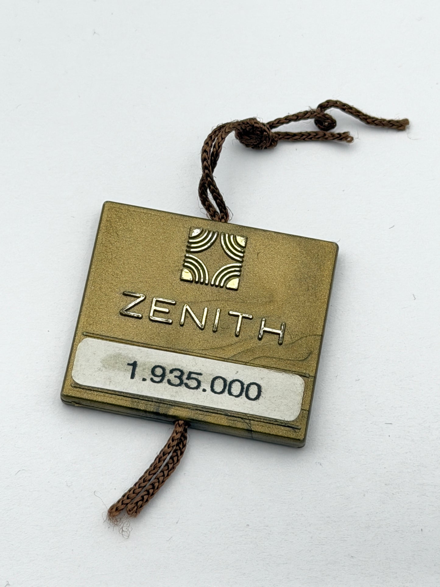 zenith 99865 tag cartellino vintage
