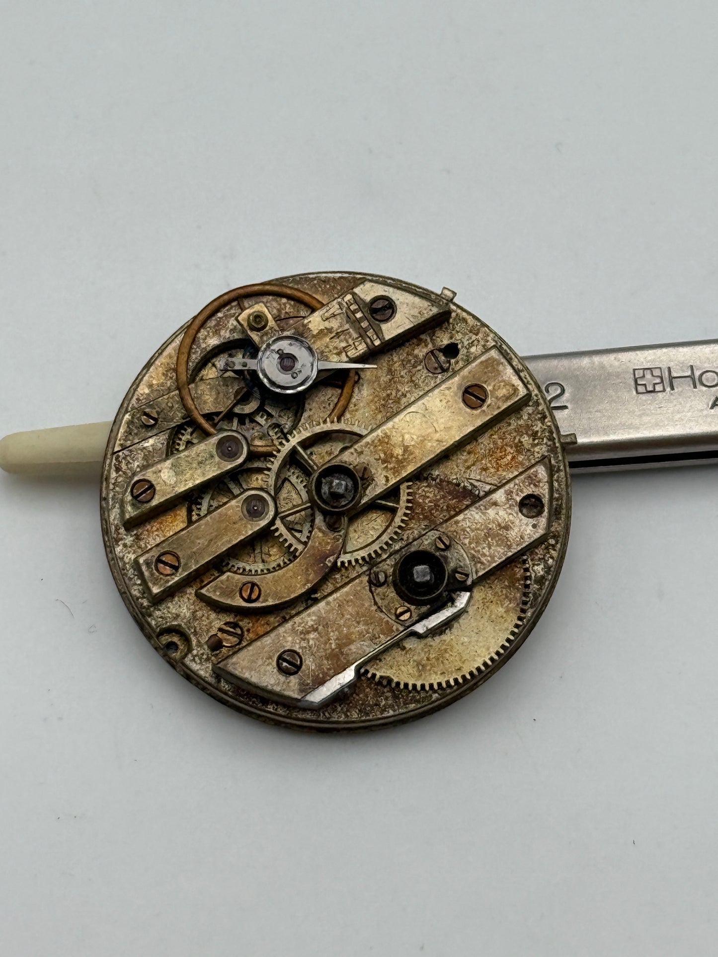 cilindro 34mm chiavetta cylinder keys pocket watch movement movimento