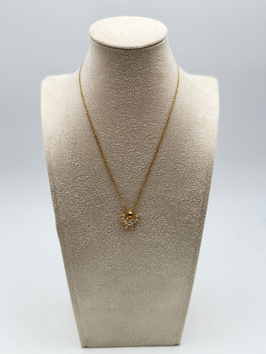 collana necklace acciaio aisi 316l gold plated
