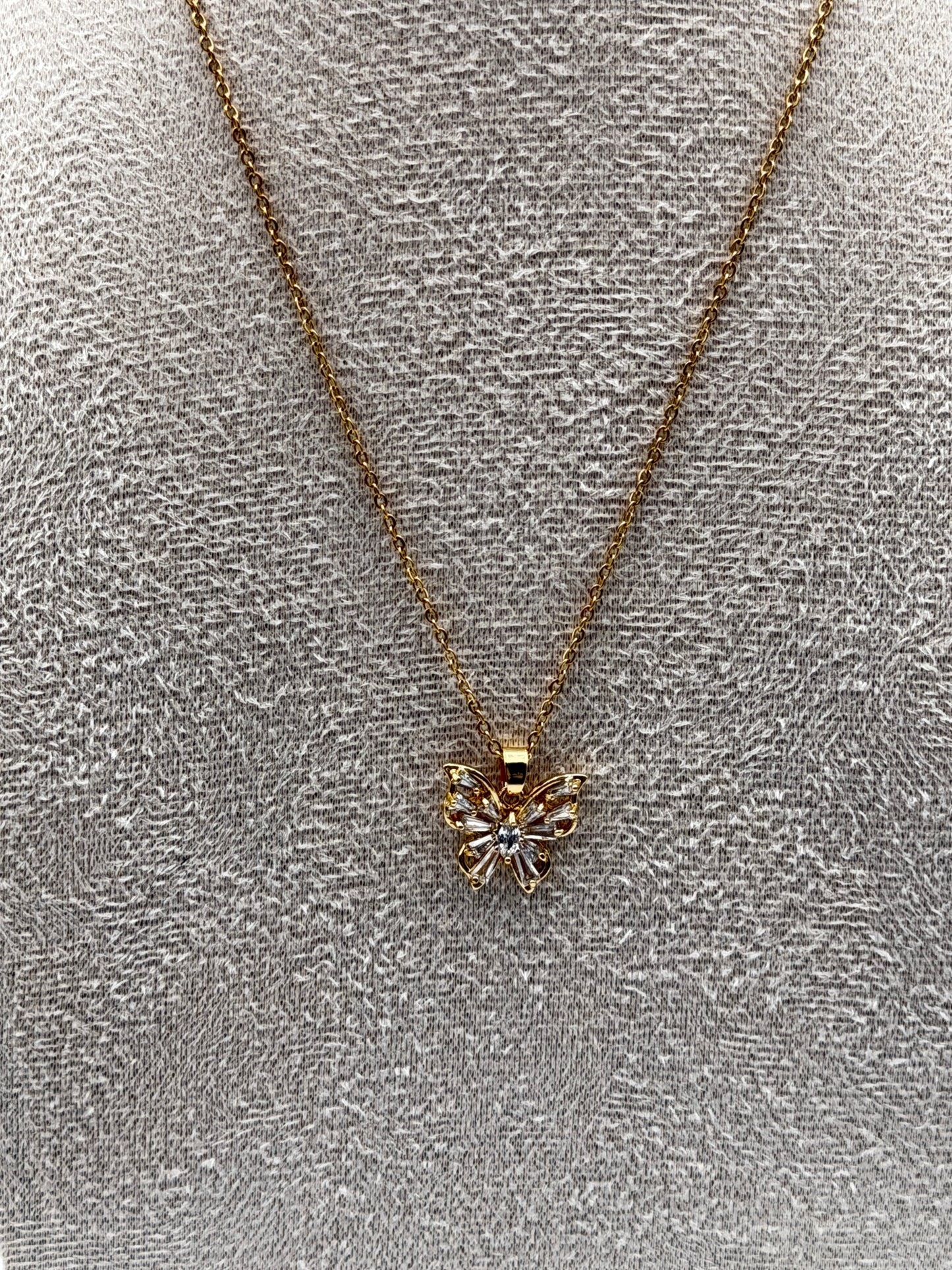 collana necklace acciaio aisi 316l gold plated