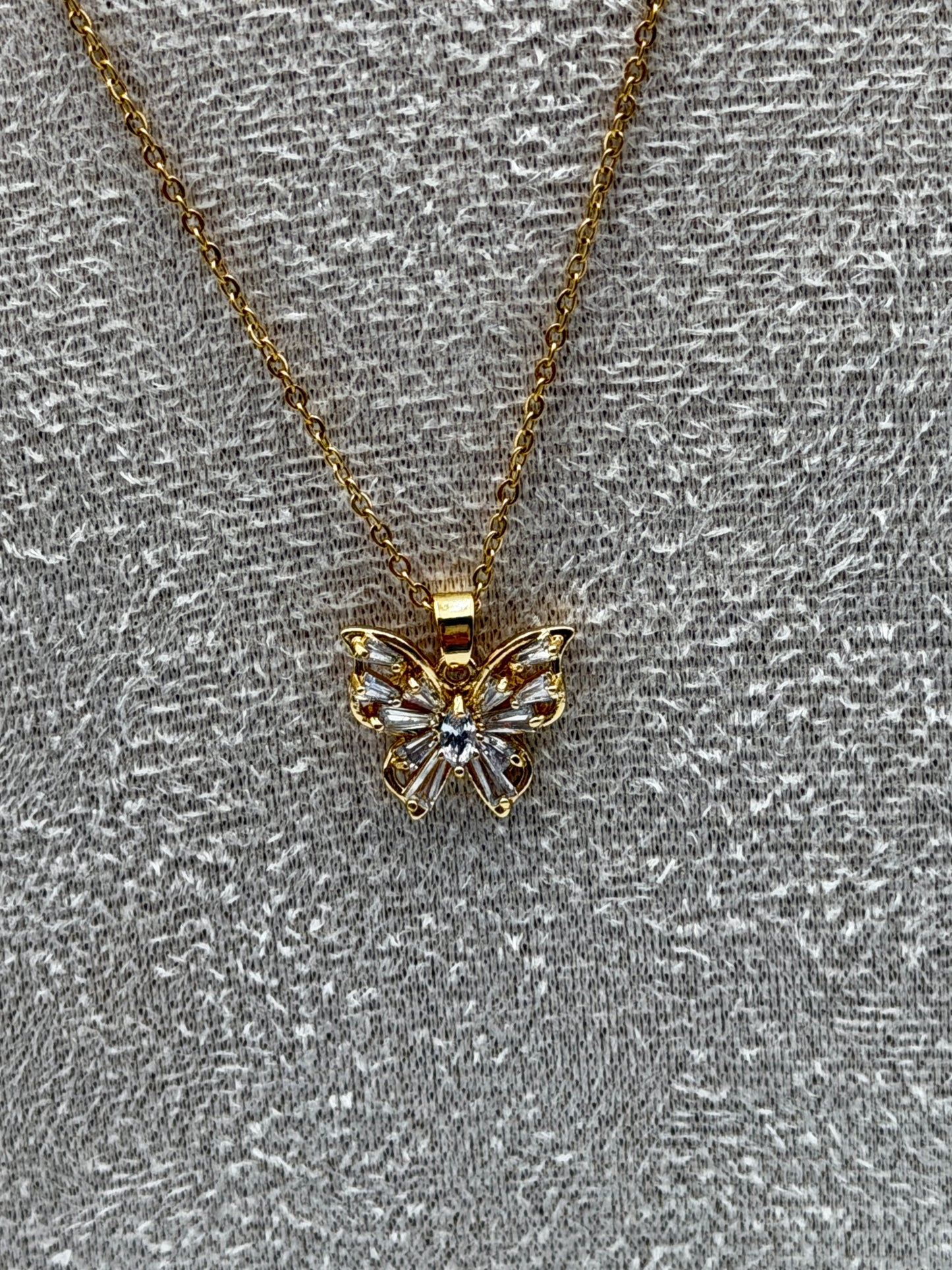 collana necklace acciaio aisi 316l gold plated