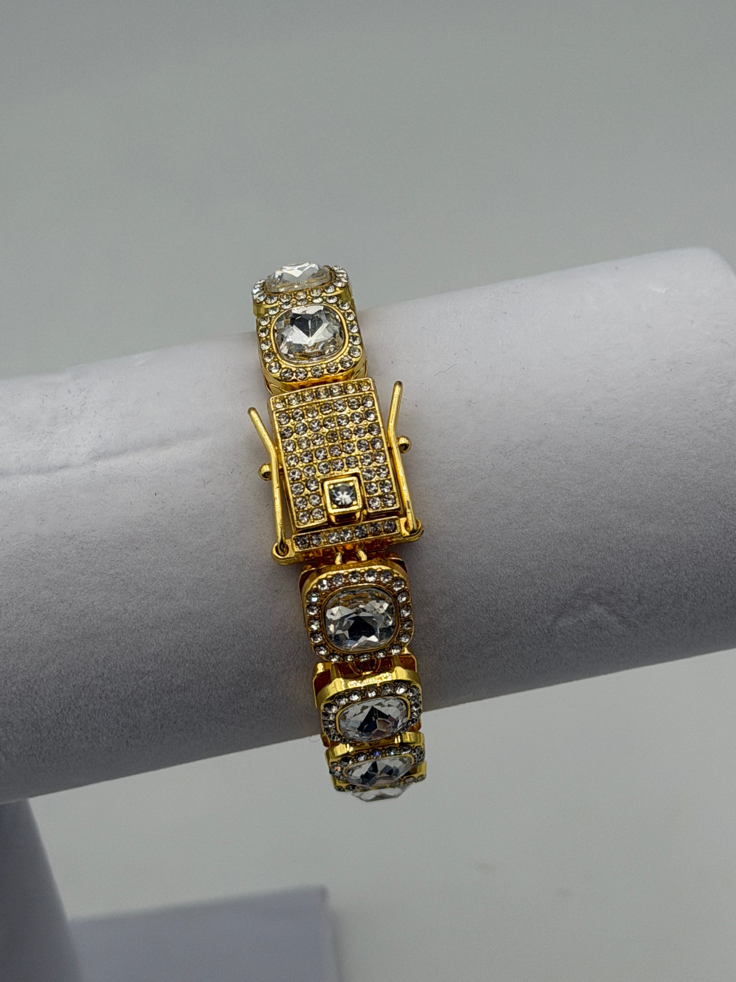 bracciale bracelet steel acciaio 316l gold plated
