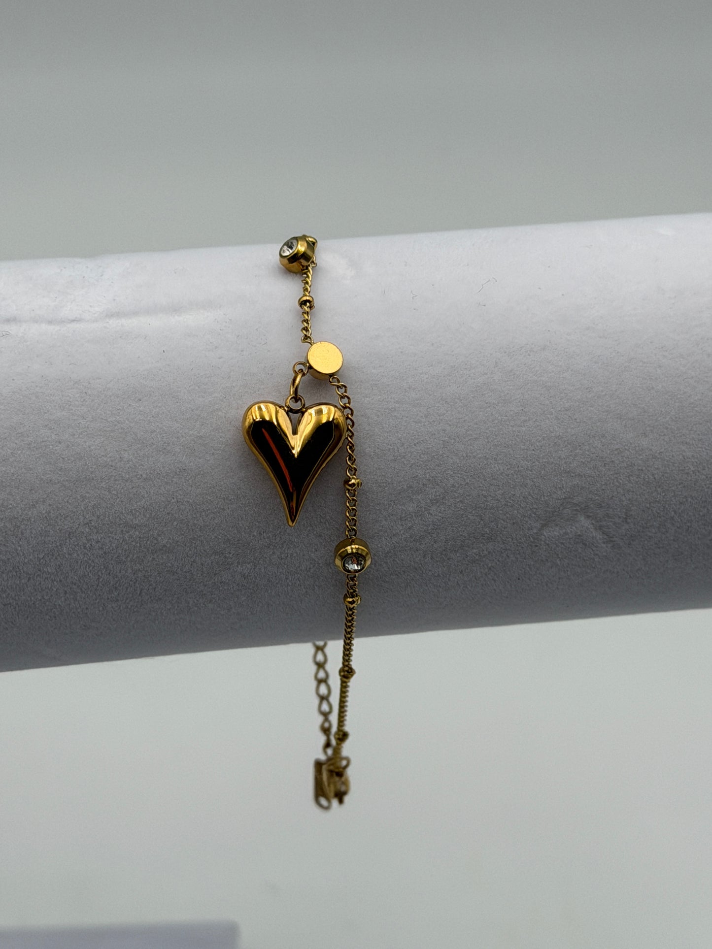 bracciale bracelet steel acciaio 316l gold plated