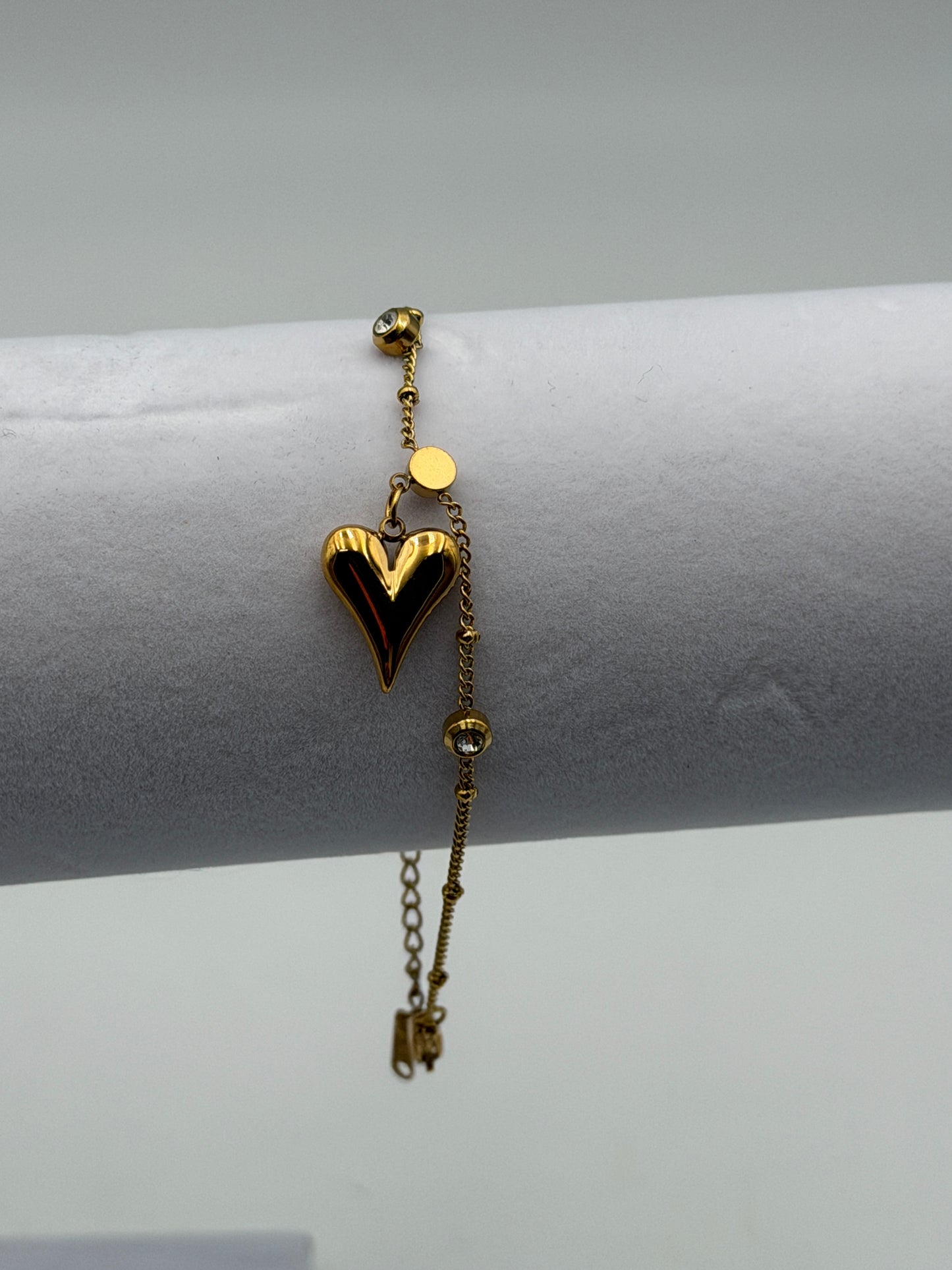 bracciale bracelet steel acciaio 316l gold plated