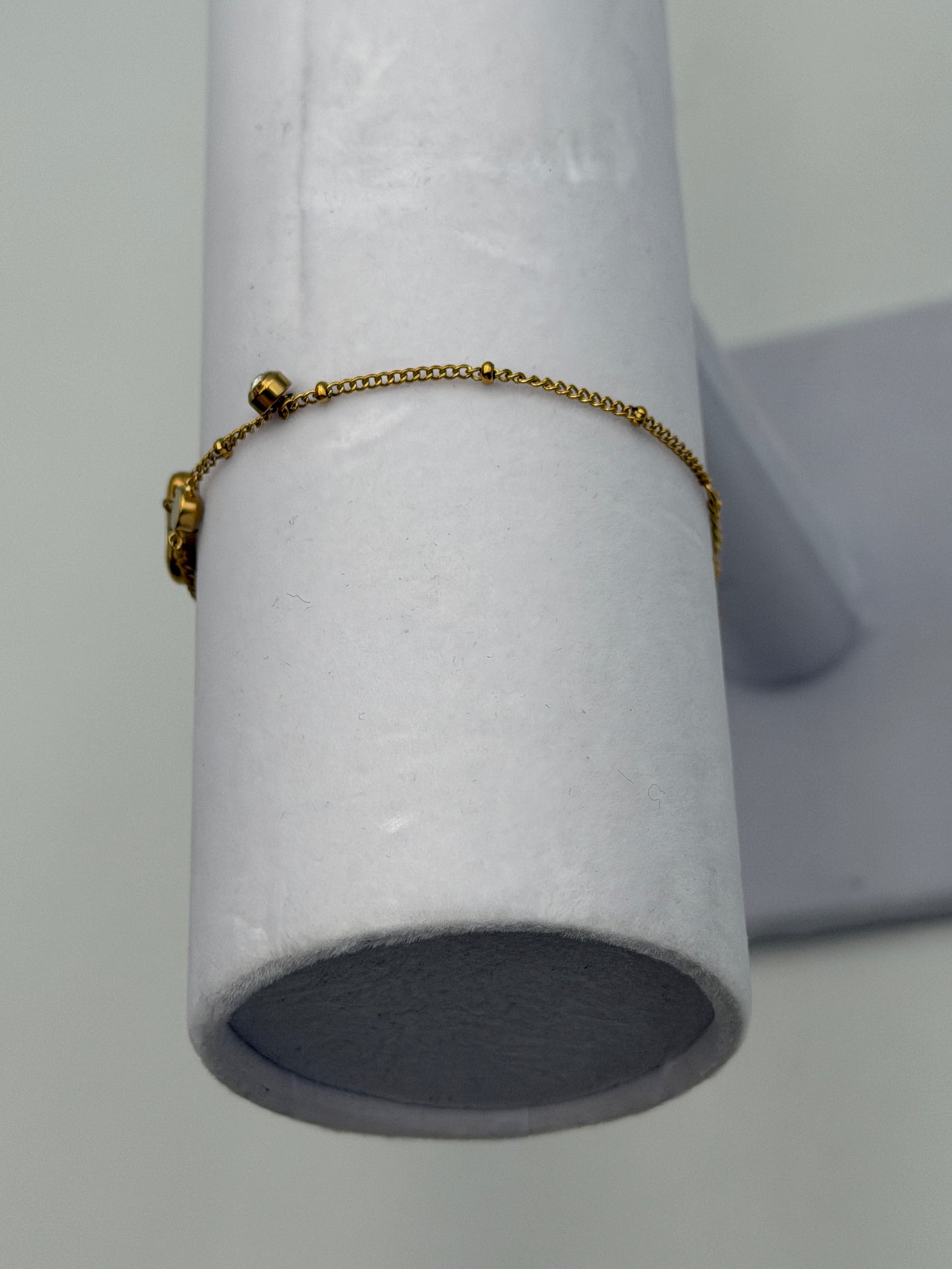 bracciale bracelet steel acciaio 316l gold plated