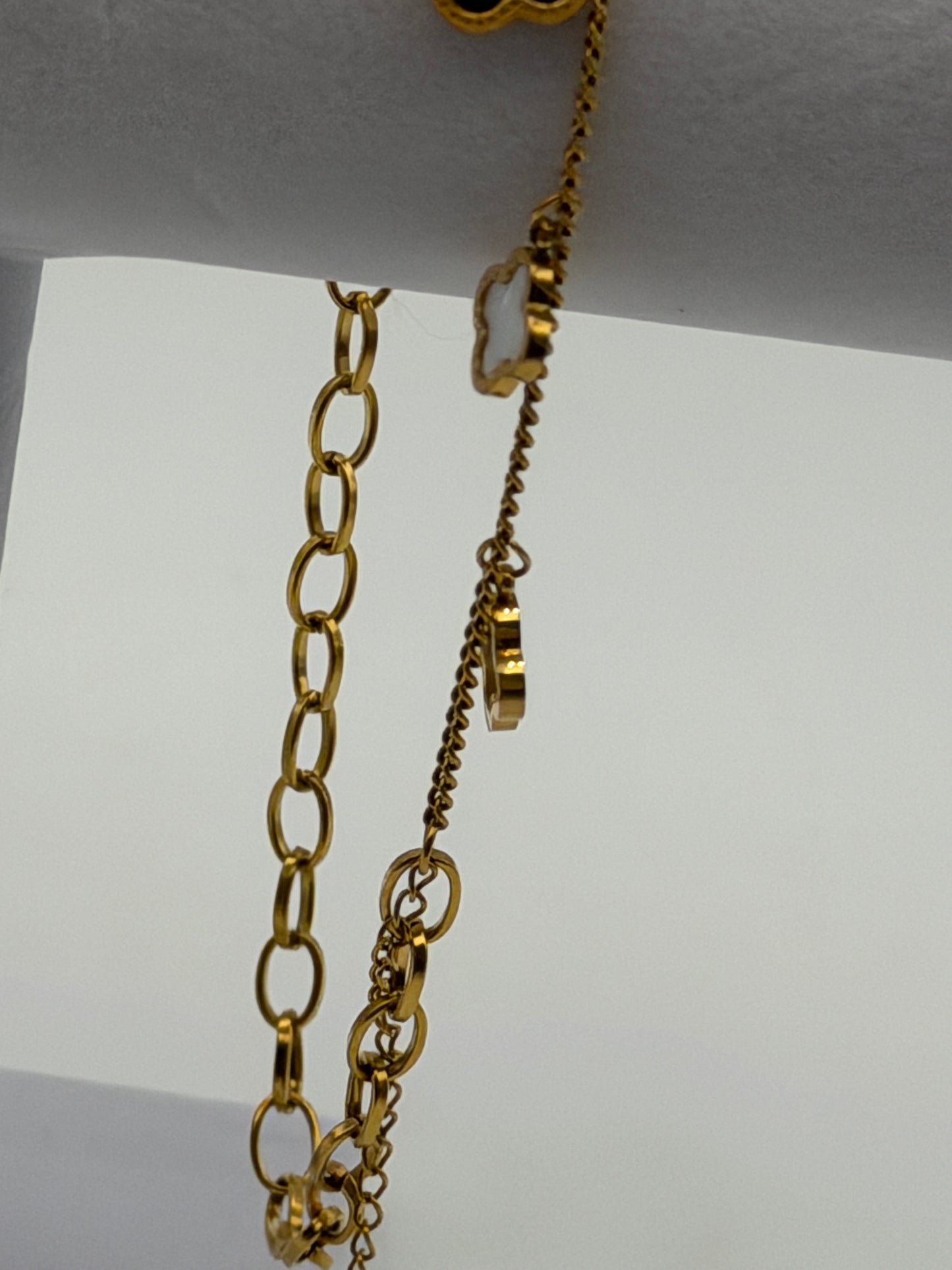 bracciale bracelet steel acciaio 316l gold plated