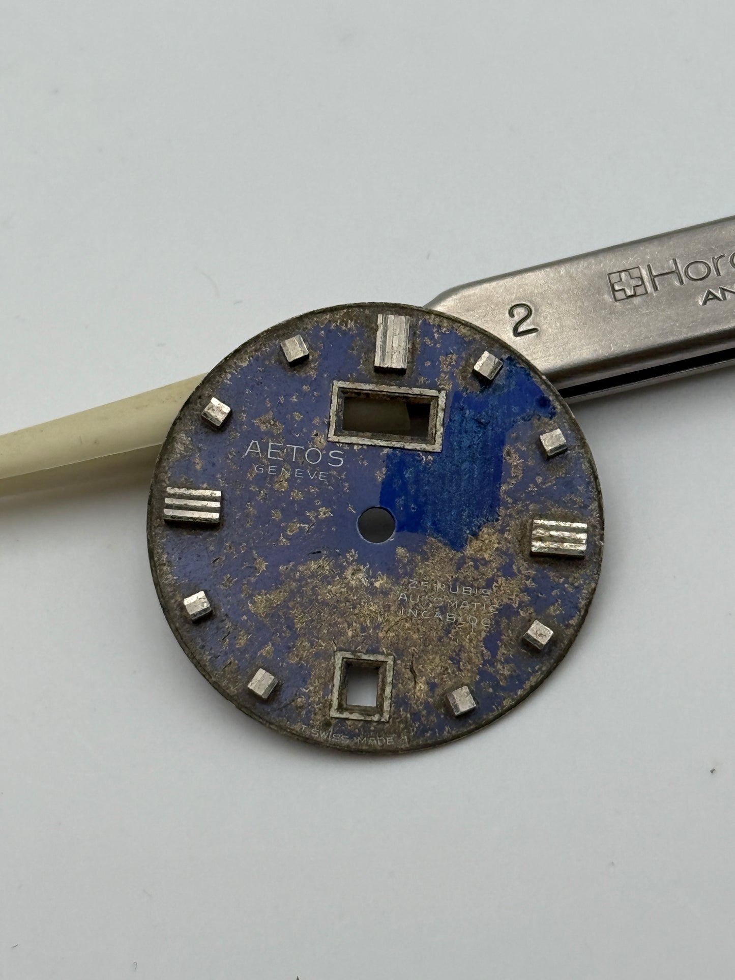 aetos geneve automatic 28,5mm dial quadrante