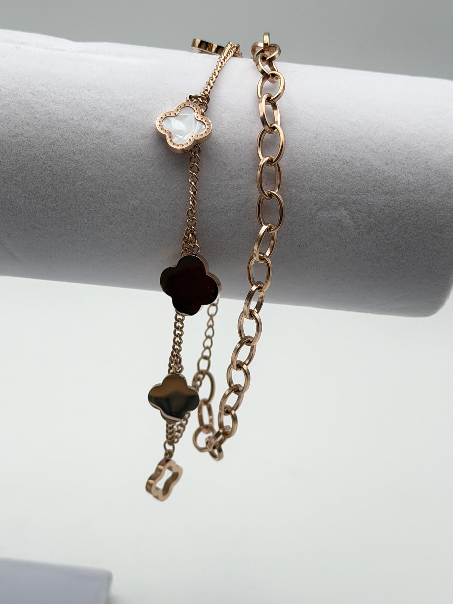 bracciale bracelet steel acciaio 316l gold plated