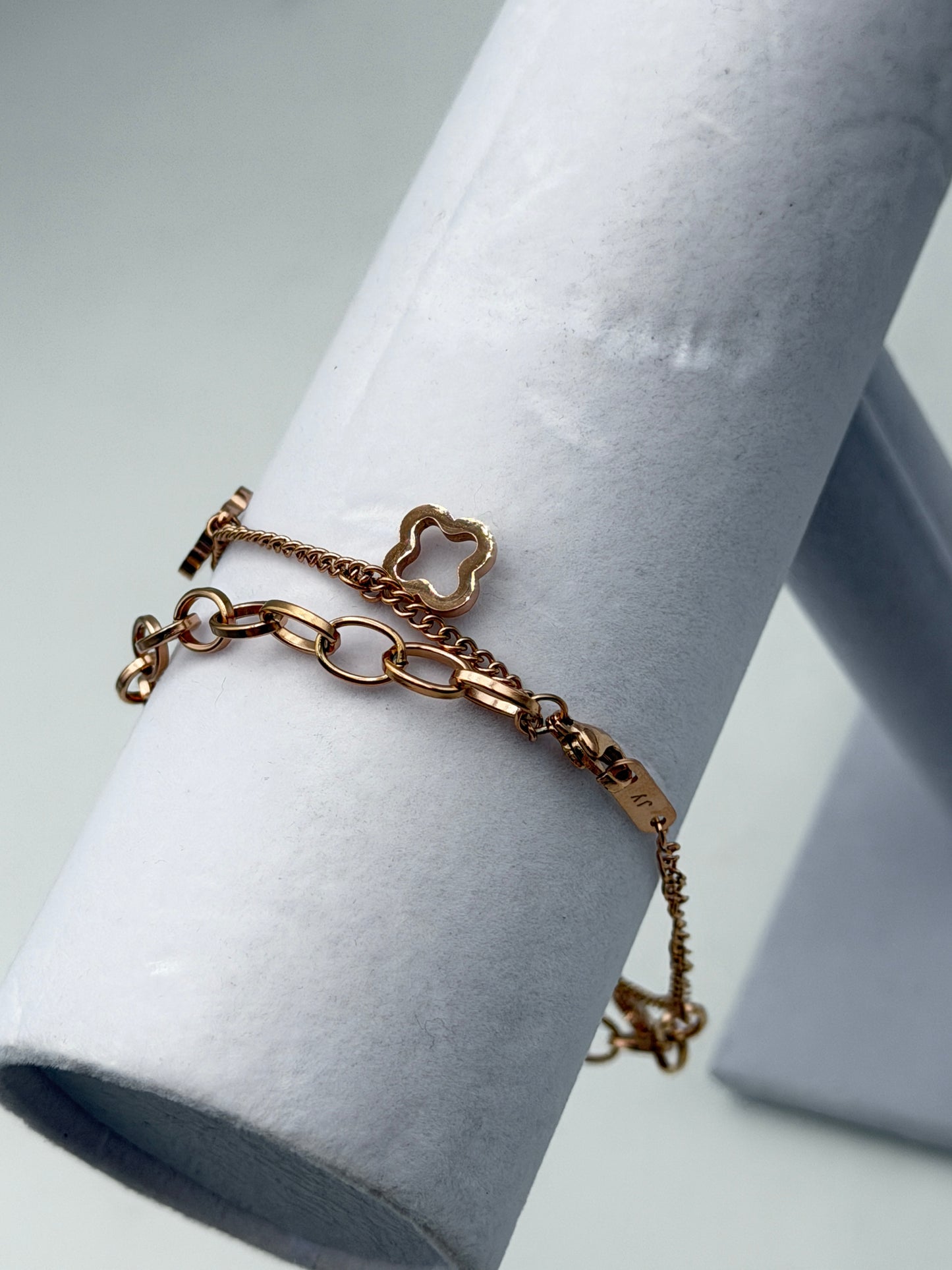 bracciale bracelet steel acciaio 316l gold plated