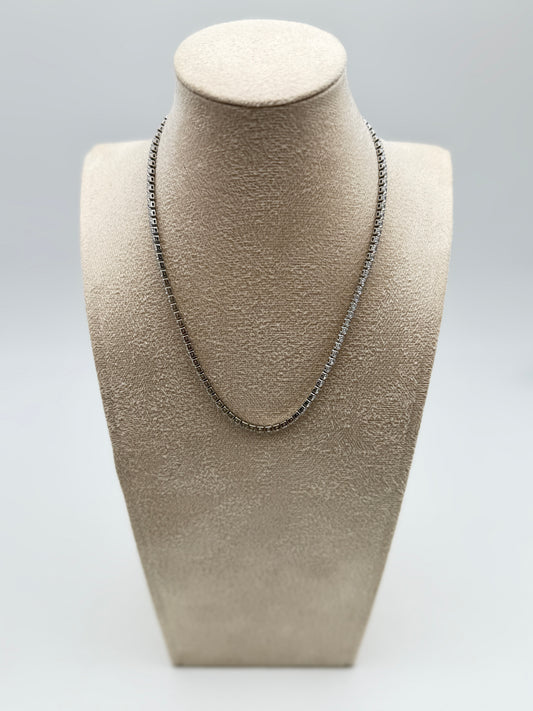 collana necklace gold plated acciaio aisi 316l