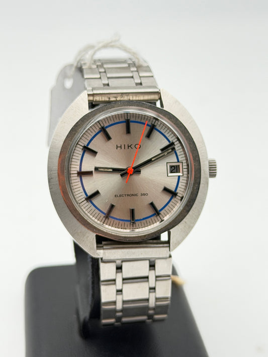 hiko ufo electronic 350 watch vintage new nos swiss made cortebert
