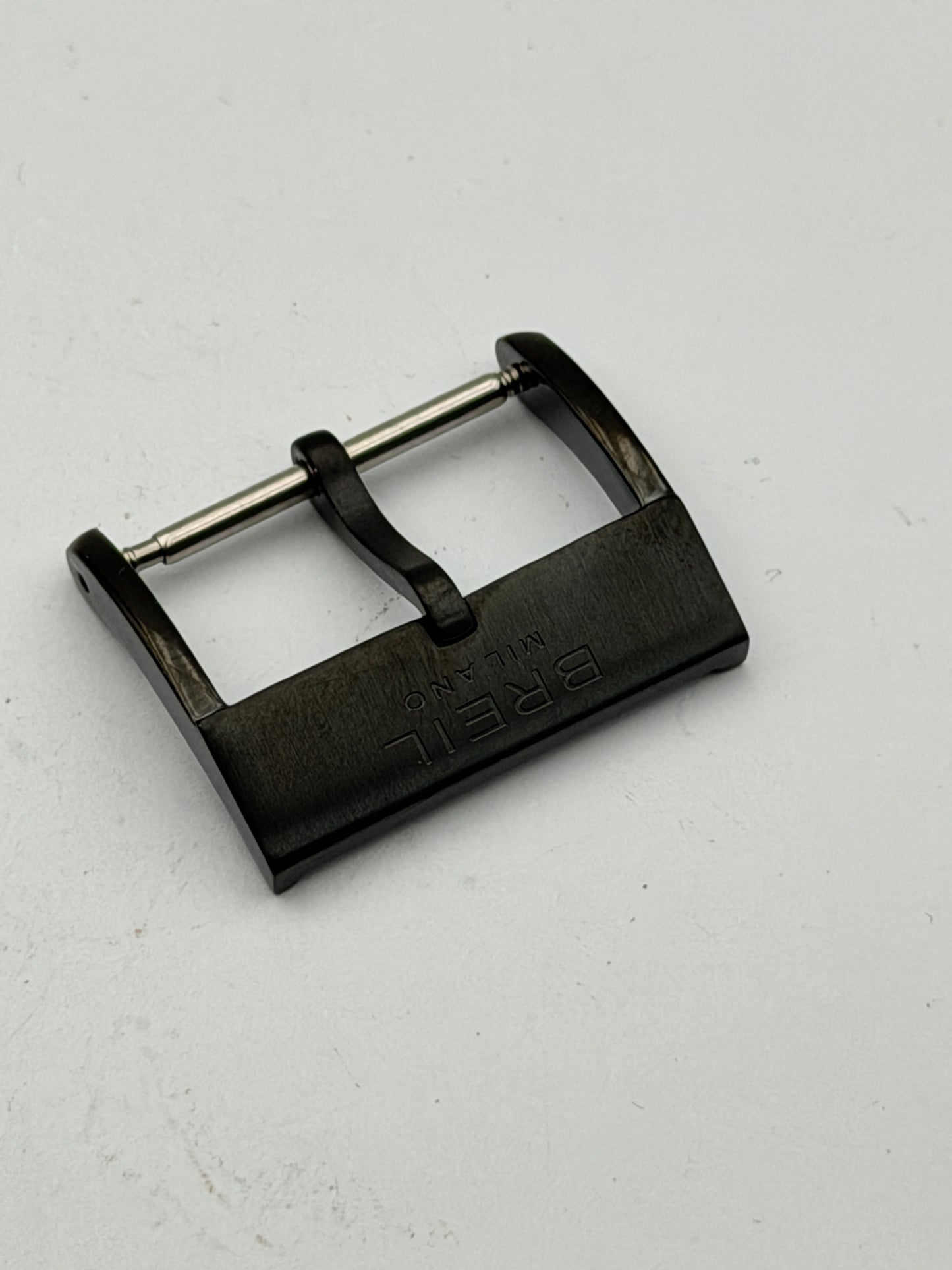breil pvd blck milano 22mm fibbia buckle