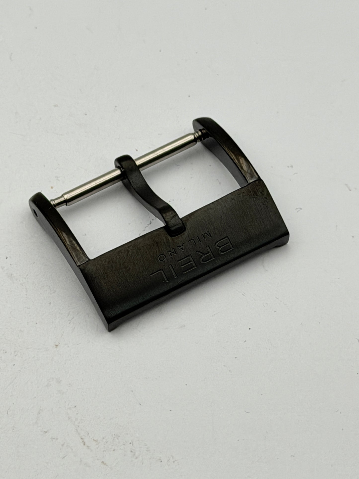 breil pvd blck milano 22mm fibbia buckle
