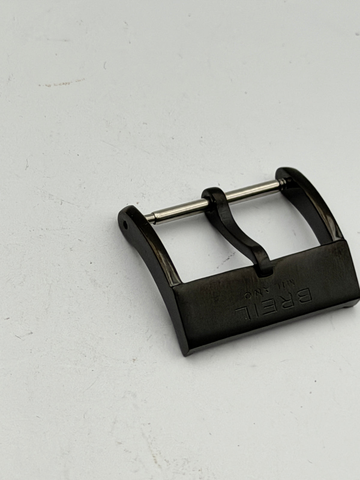 breil pvd blck milano 22mm fibbia buckle