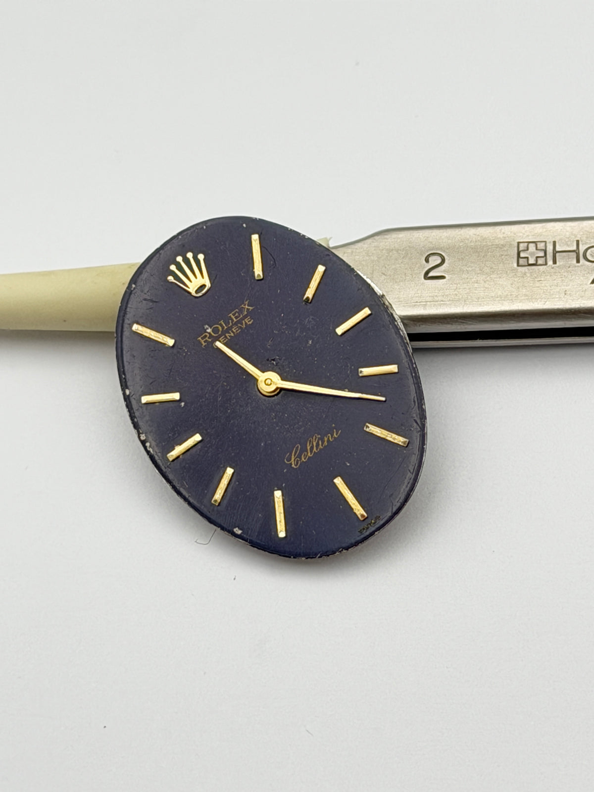 rolex cellini black 1600 movement movimento
