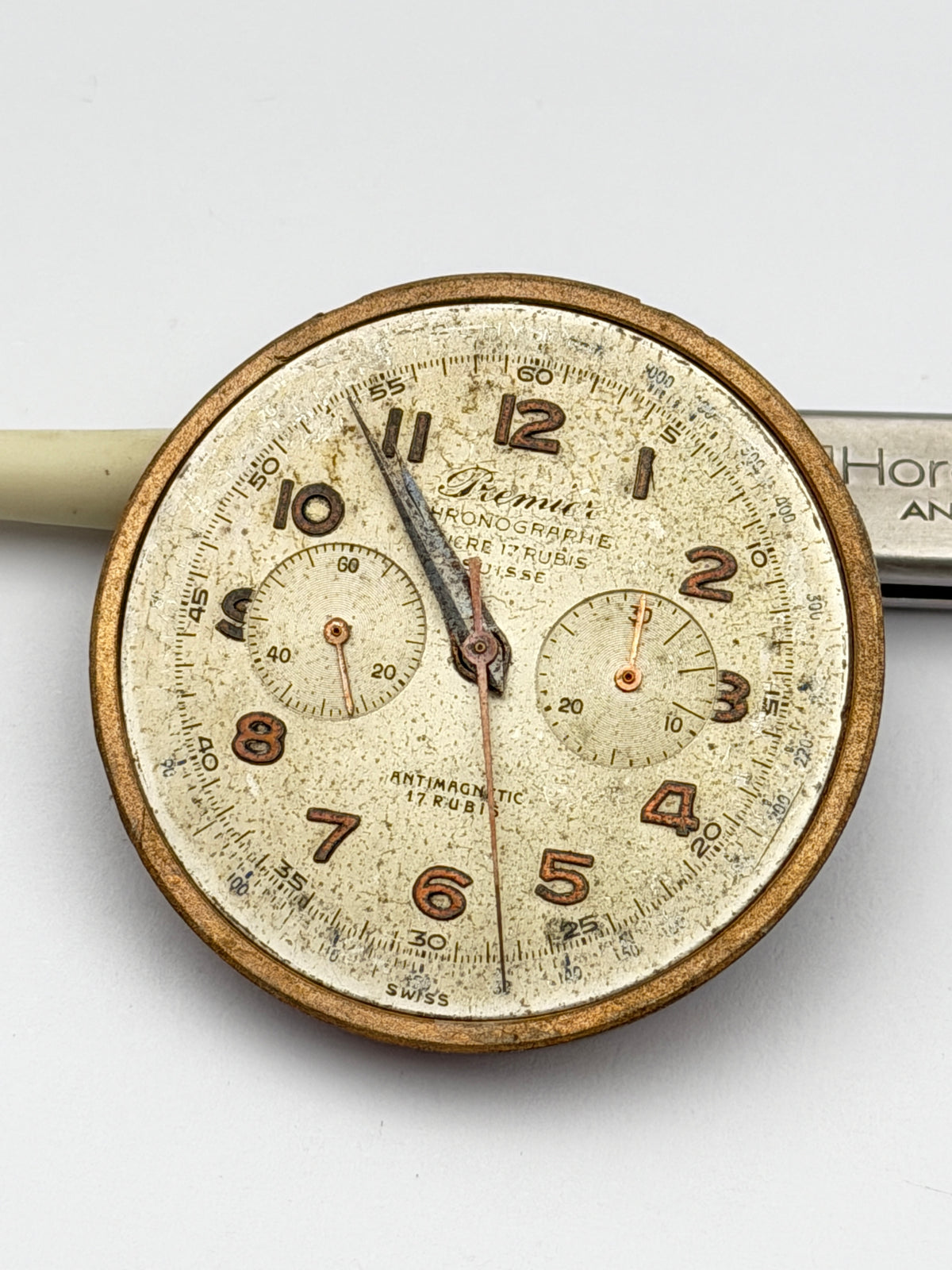 premier lemania 1270 chronograph movement movimento