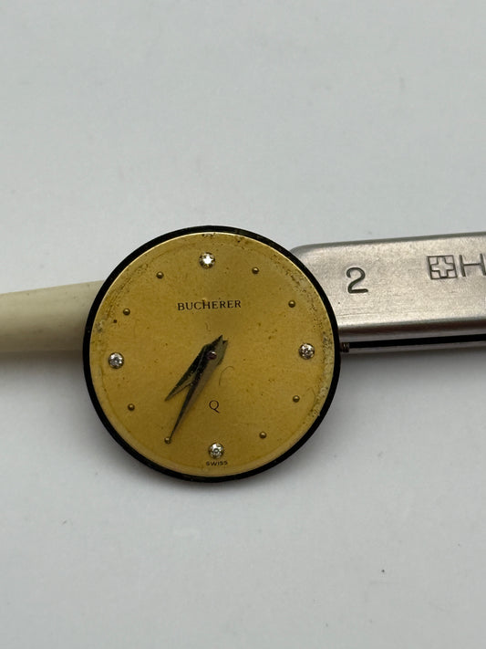bucherer eta 256,041 quartz movement movimento diamond