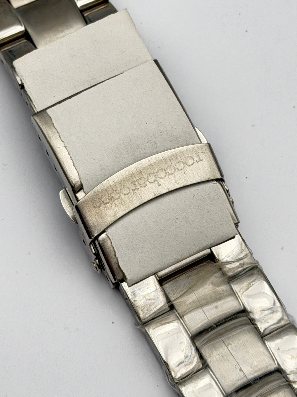 rocco barocco 22mm acciao cinturino strap steel
