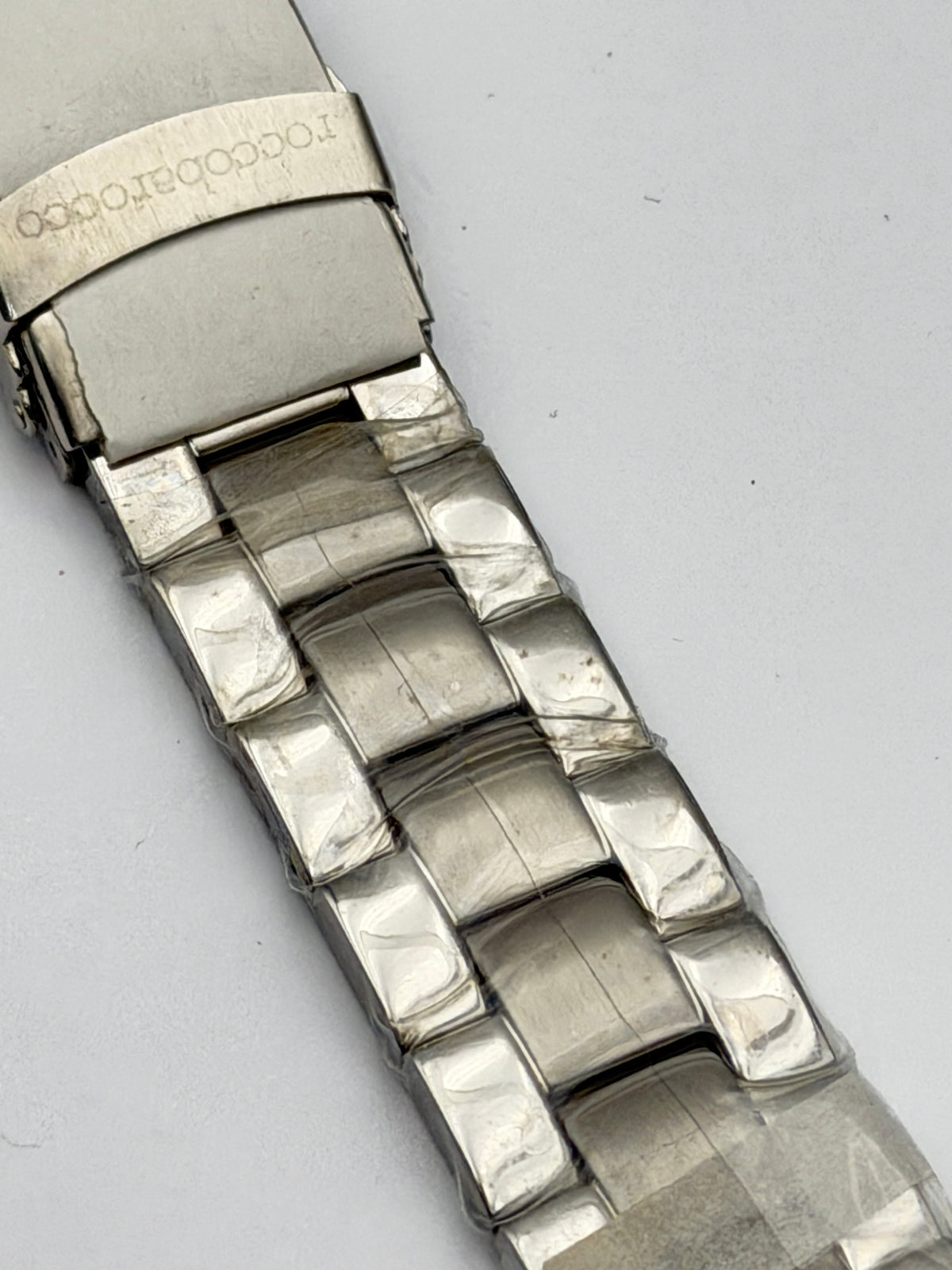 rocco barocco 22mm acciao cinturino strap steel