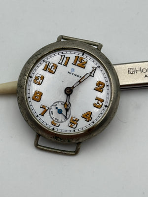 riviera military fixed loops vintage watch 35mm