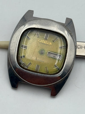 citizen 61-6559 37mm automatic vintage green