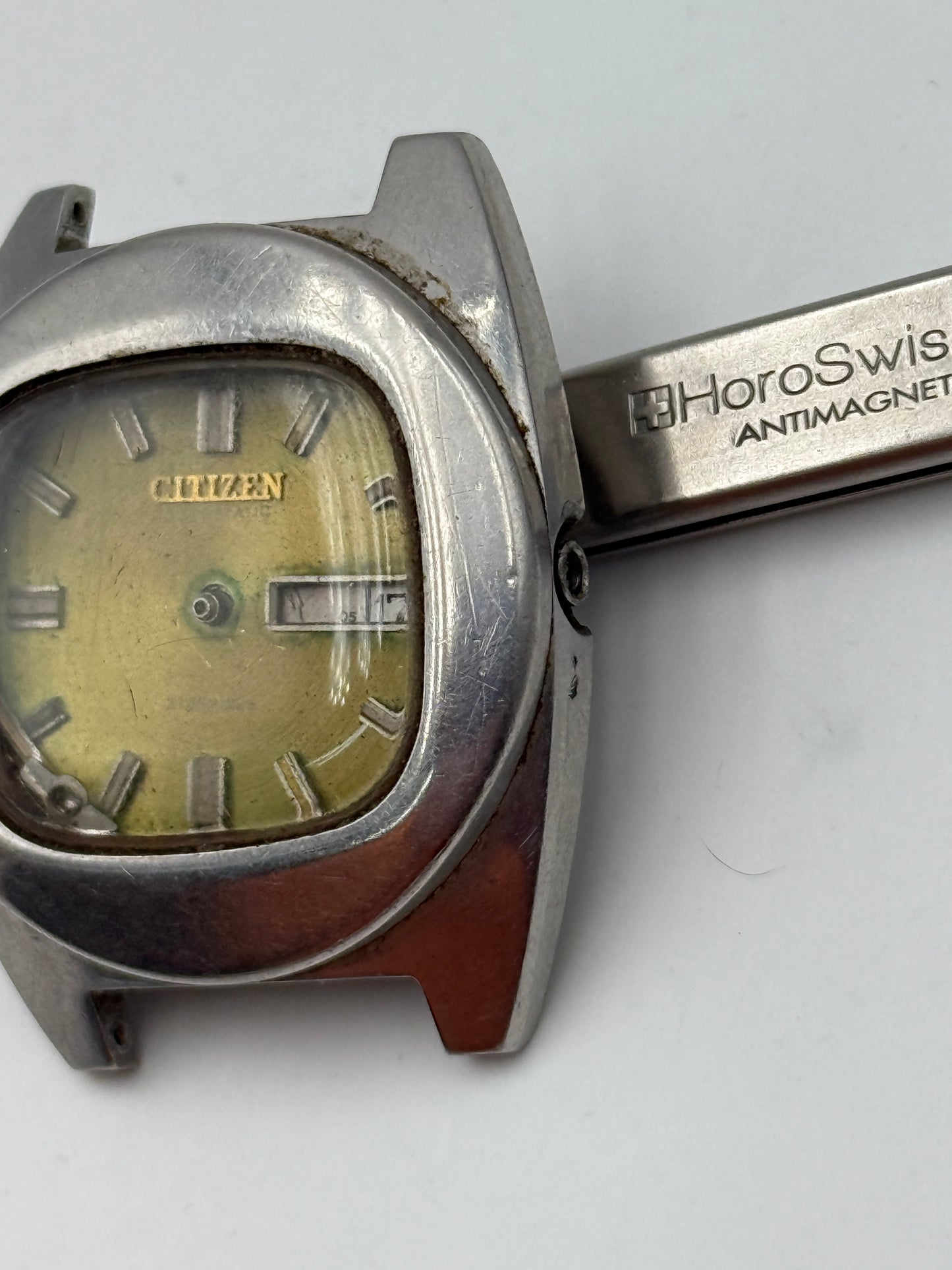 citizen 61-6559 37mm automatic vintage green