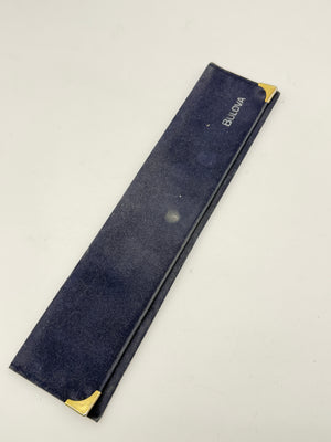 bulova box scatola vintage blue