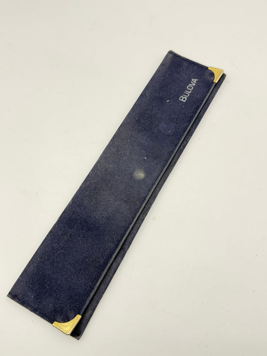 bulova box scatola vintage blue