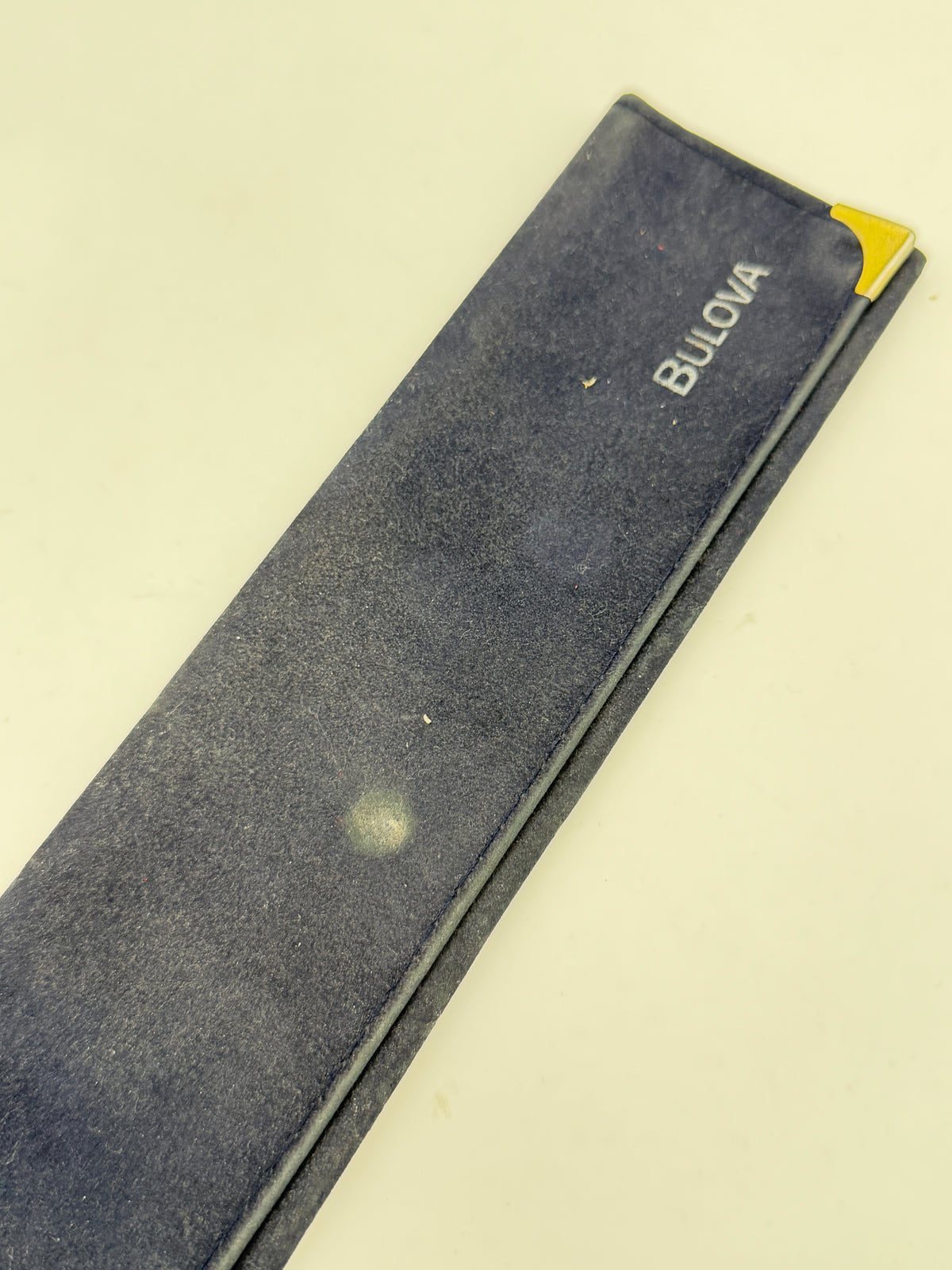 bulova box scatola vintage blue