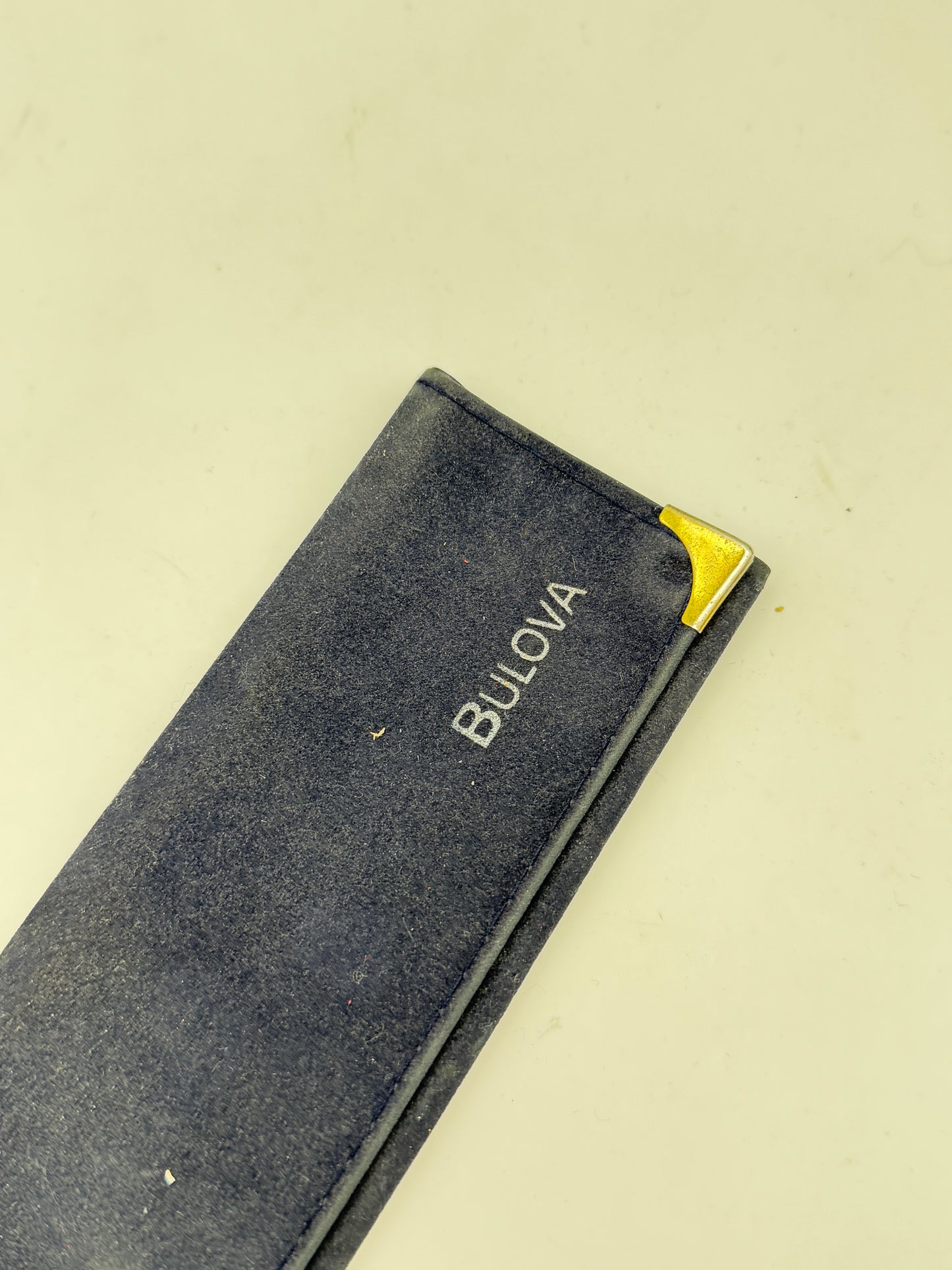 bulova box scatola vintage blue