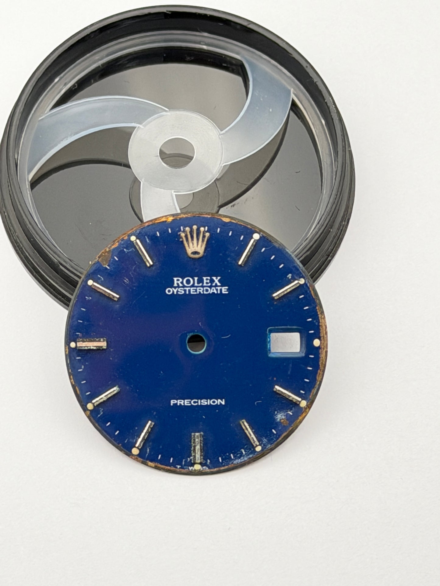 rolex 6694 blu dial quadrante precision oyster date