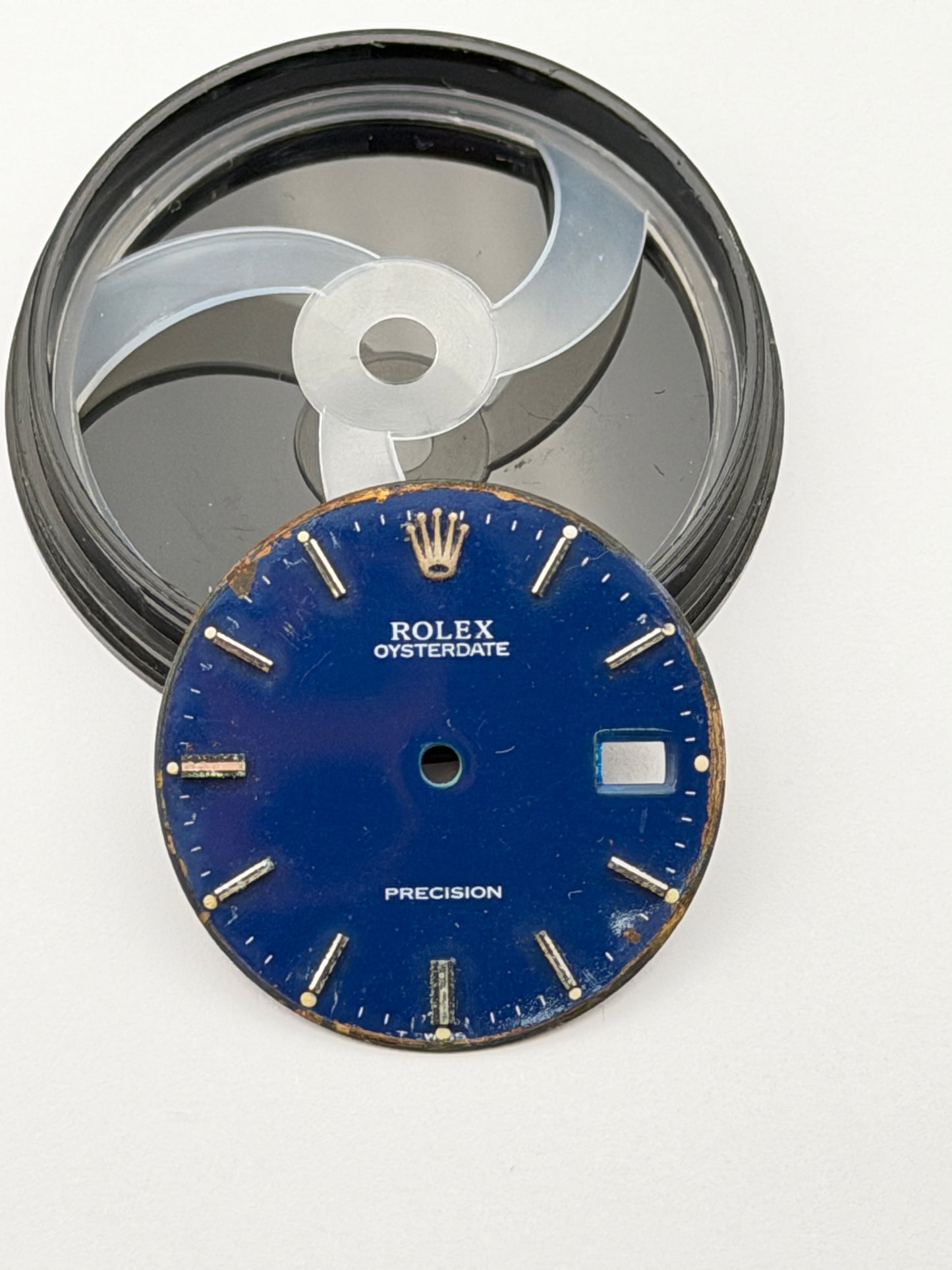 rolex 6694 blu dial quadrante precision oyster date