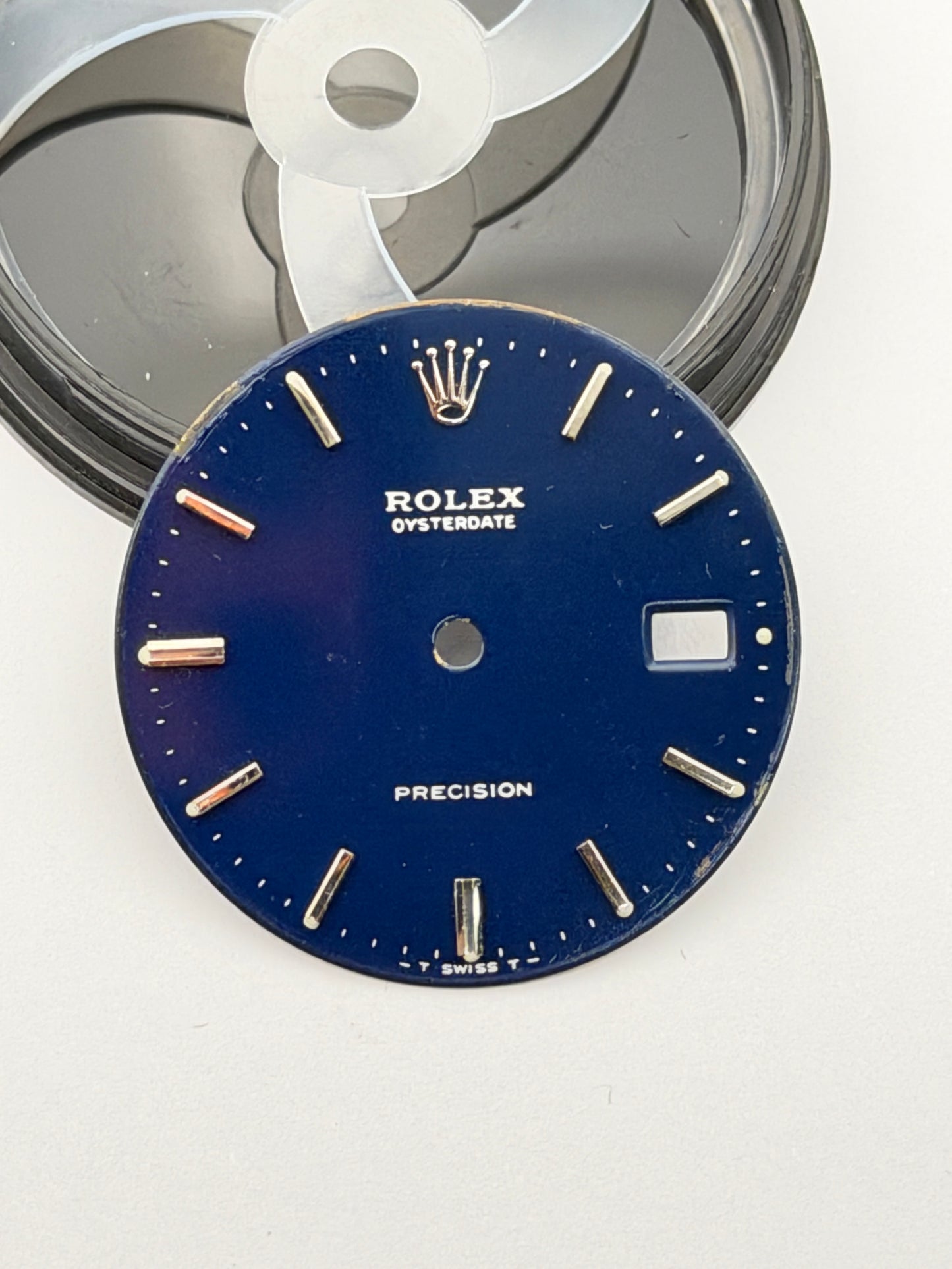 rolex 6694 blu dial quadrante precision oyster date