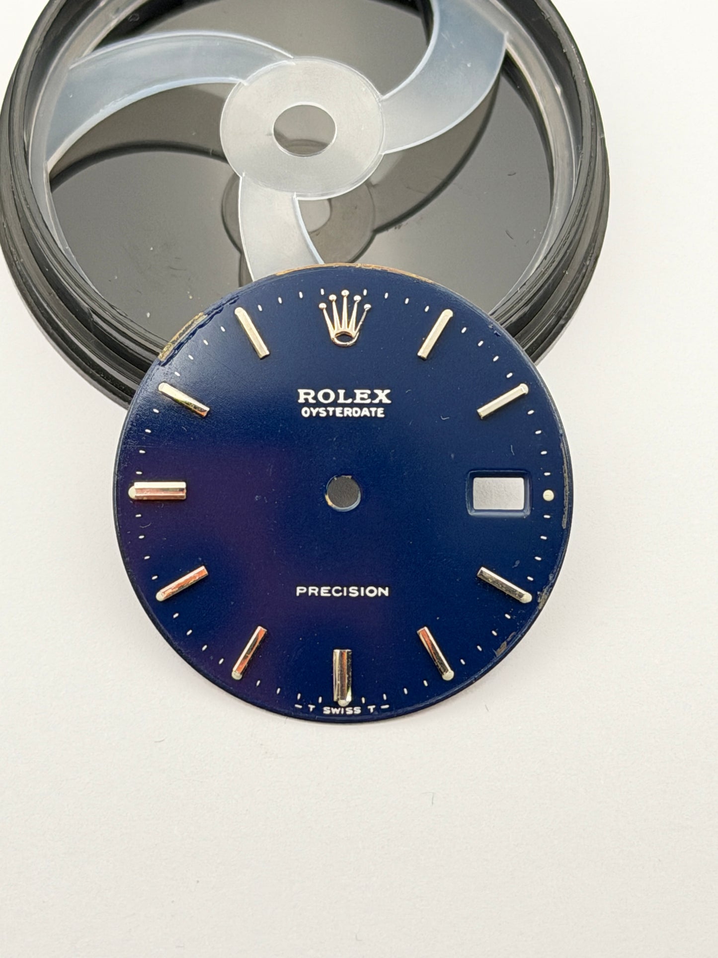 rolex 6694 blu dial quadrante precision oyster date
