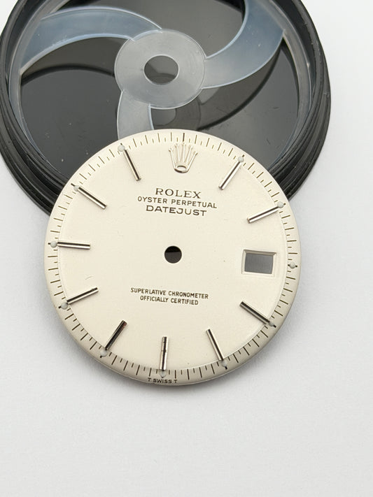 Rolex datejust 1601 piepan dial quadrante